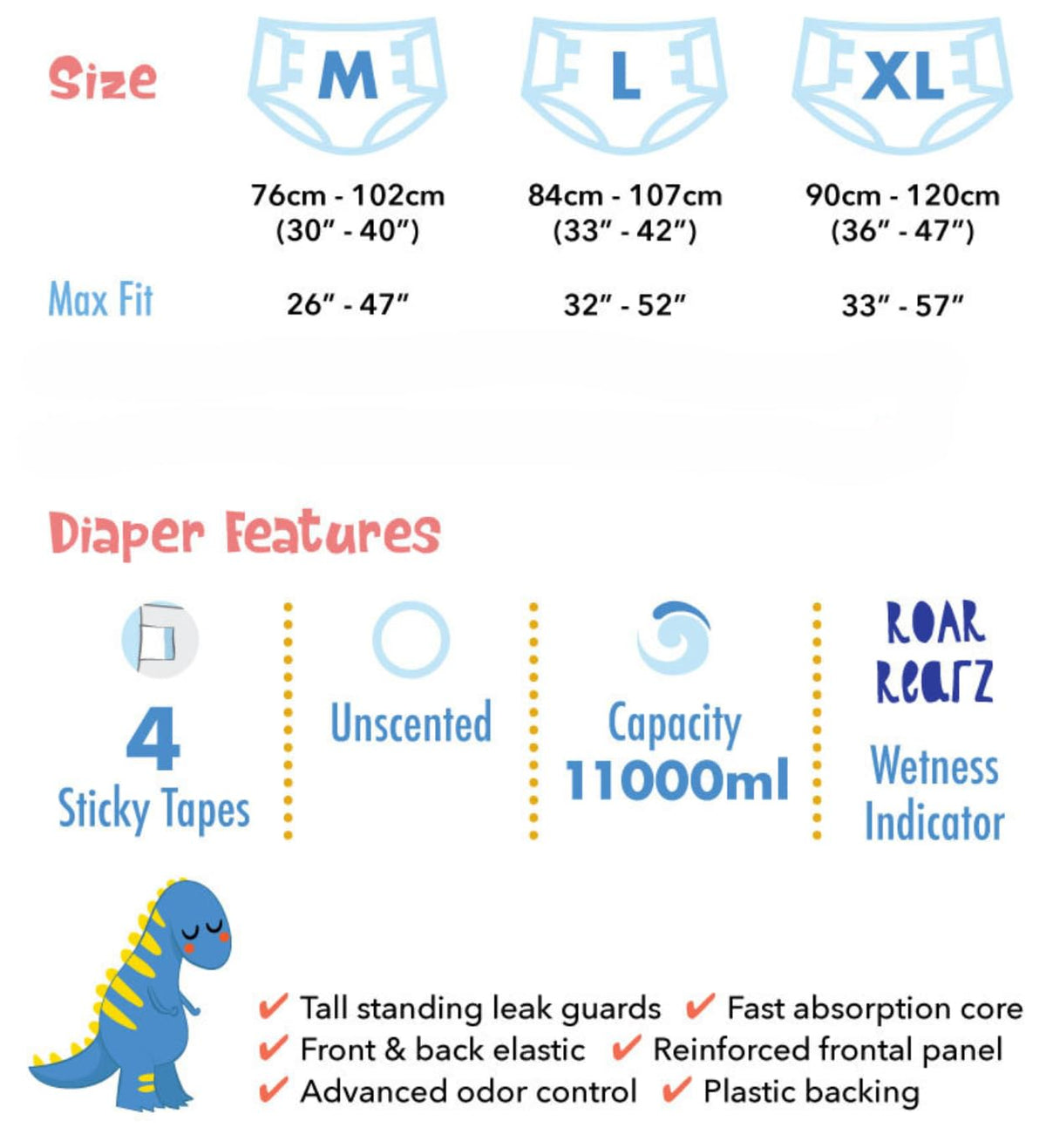 Adult Disposable Diapers 12 Pack Medium U169774