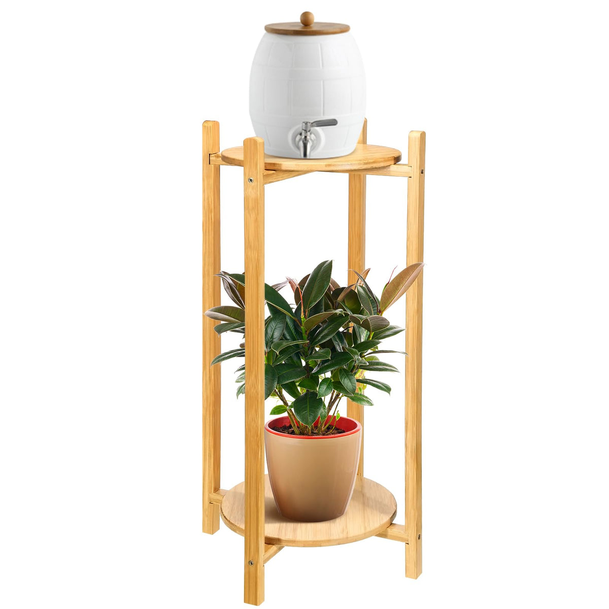 2 Tier Water Dispenser Floor Stand for 5 Gallon Jugs H41267