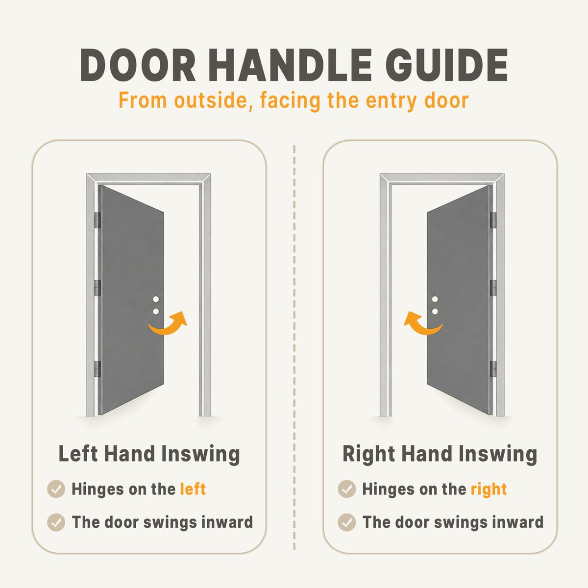 Fiberglass Entry Door 4-Lite Glass Left-Hand Inswing M605832
