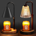 Black Dimmable Candle Warmer Lamp with Timer N3281