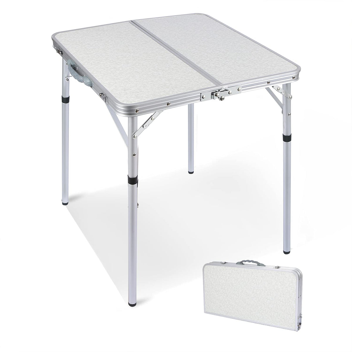 Small Square Folding Aluminum Camping Table Q74466