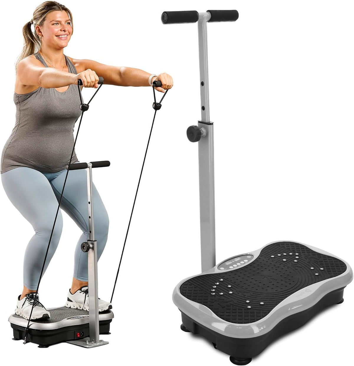 Vibration Plate with Handles and Magnetic Acupoints Z260