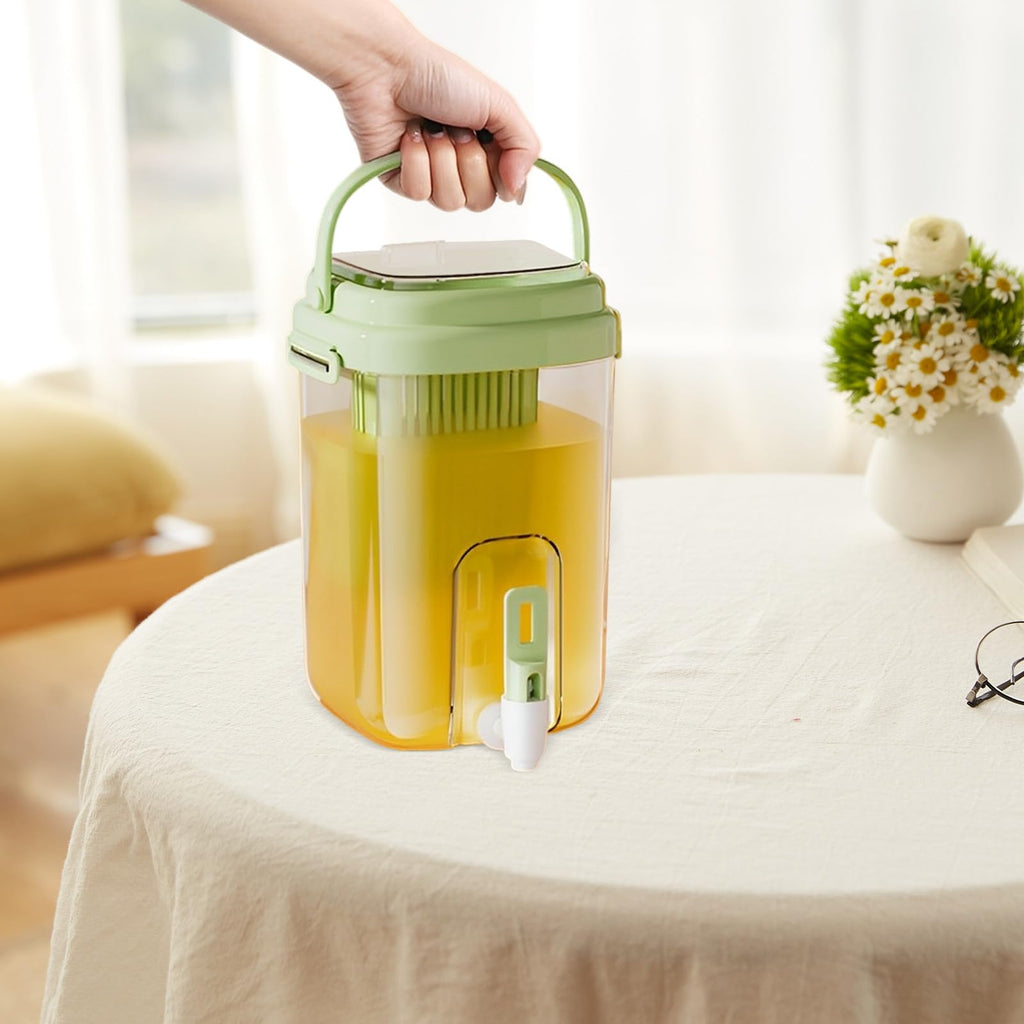 Green 2L Drink Dispenser with Faucet V1331
