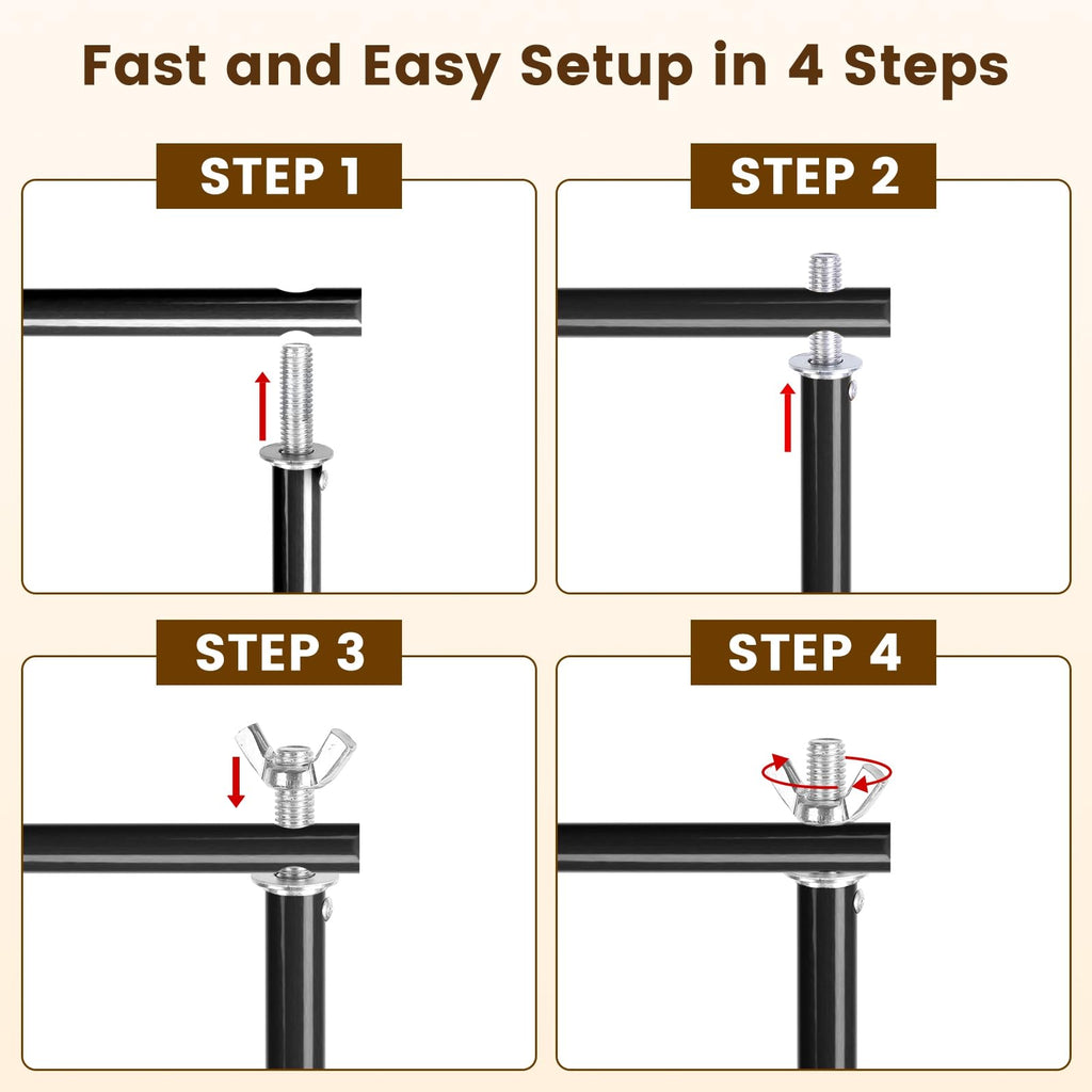 6.5 x 10ft Backdrop Support Stand Kit S240