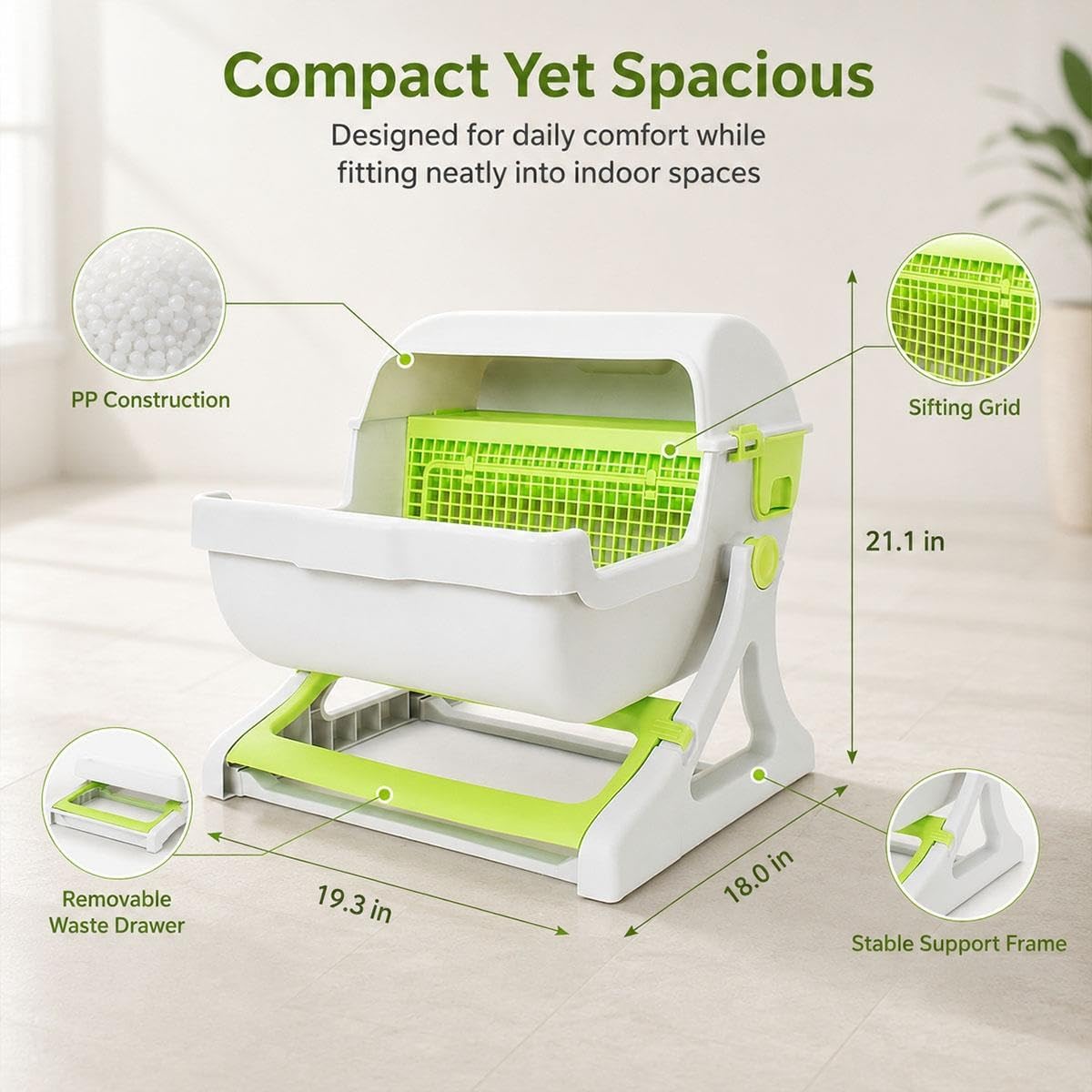 Manual Sifting Cat Litter Box T737796