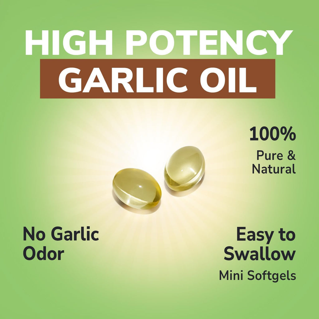 180 Softgels Odorless Garlic Extract B8787