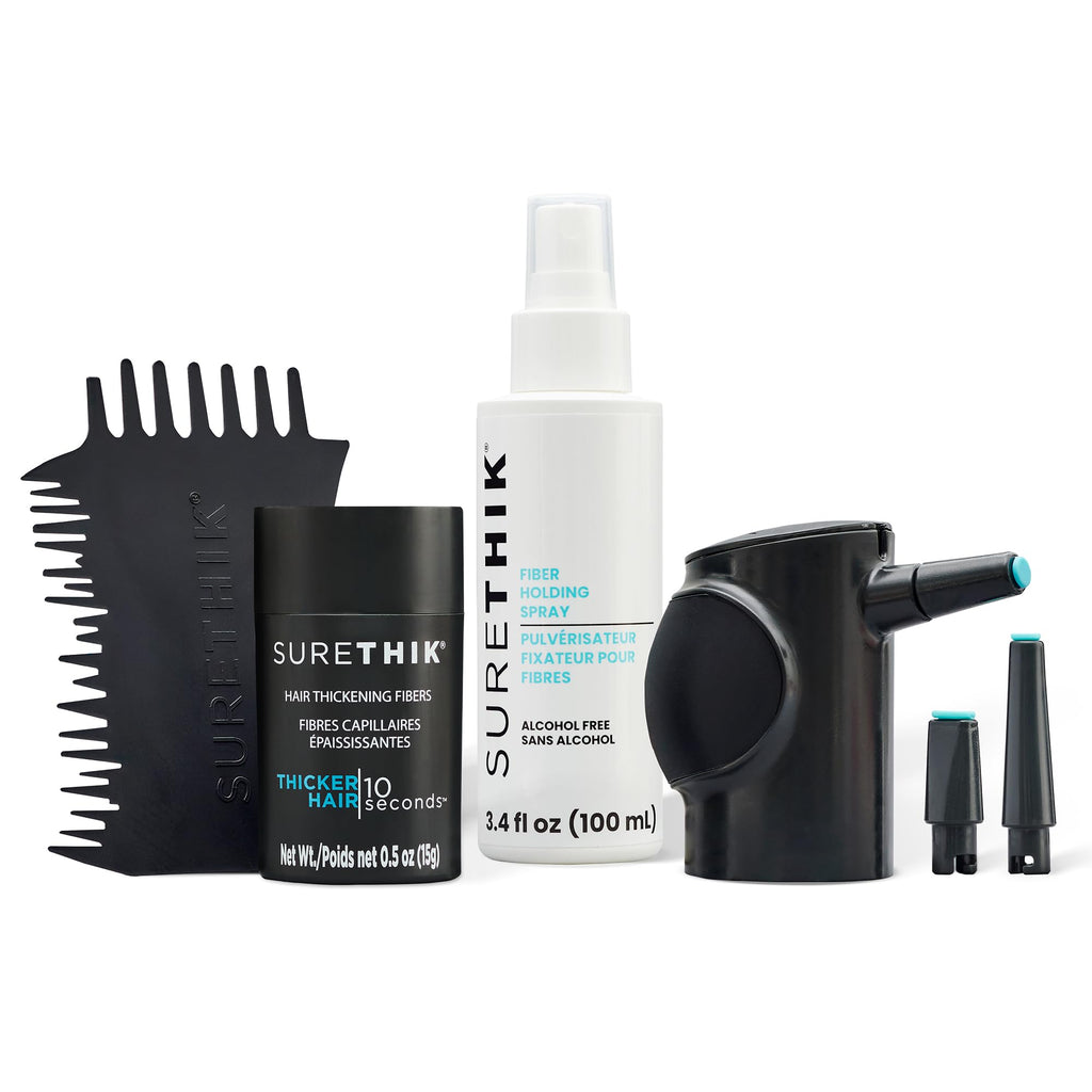 15g Hair Fiber 4 Piece Set with Application Tools C9594