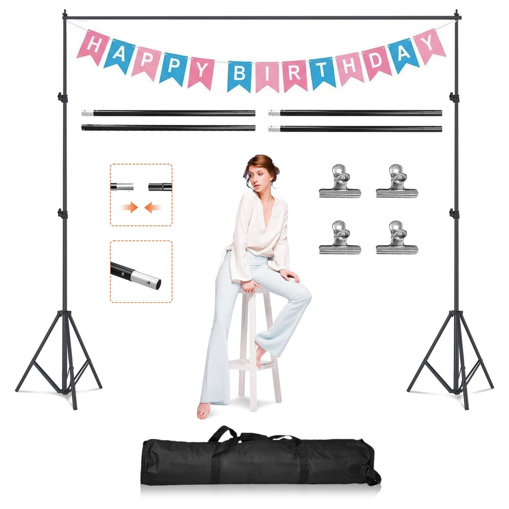 6.5 x 10ft Backdrop Support Stand Kit S240
