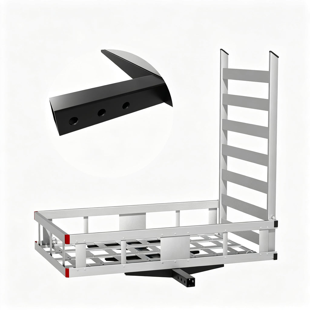 Hitch Cargo Carrier with Folding Ramp R6594