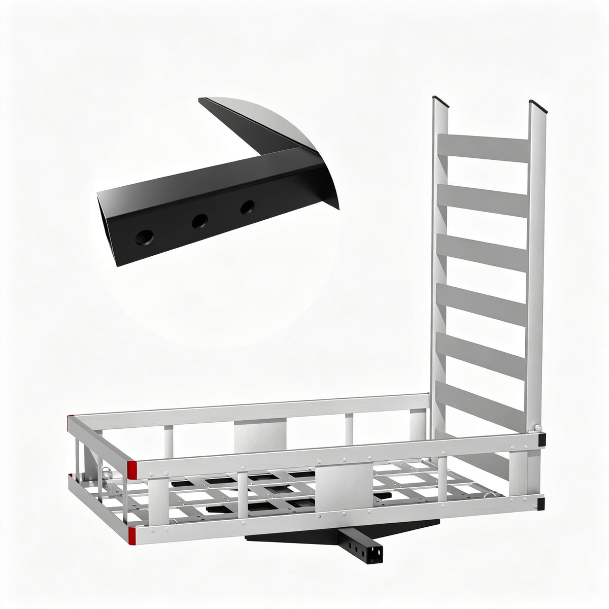 Hitch Cargo Carrier with Folding Ramp R6594