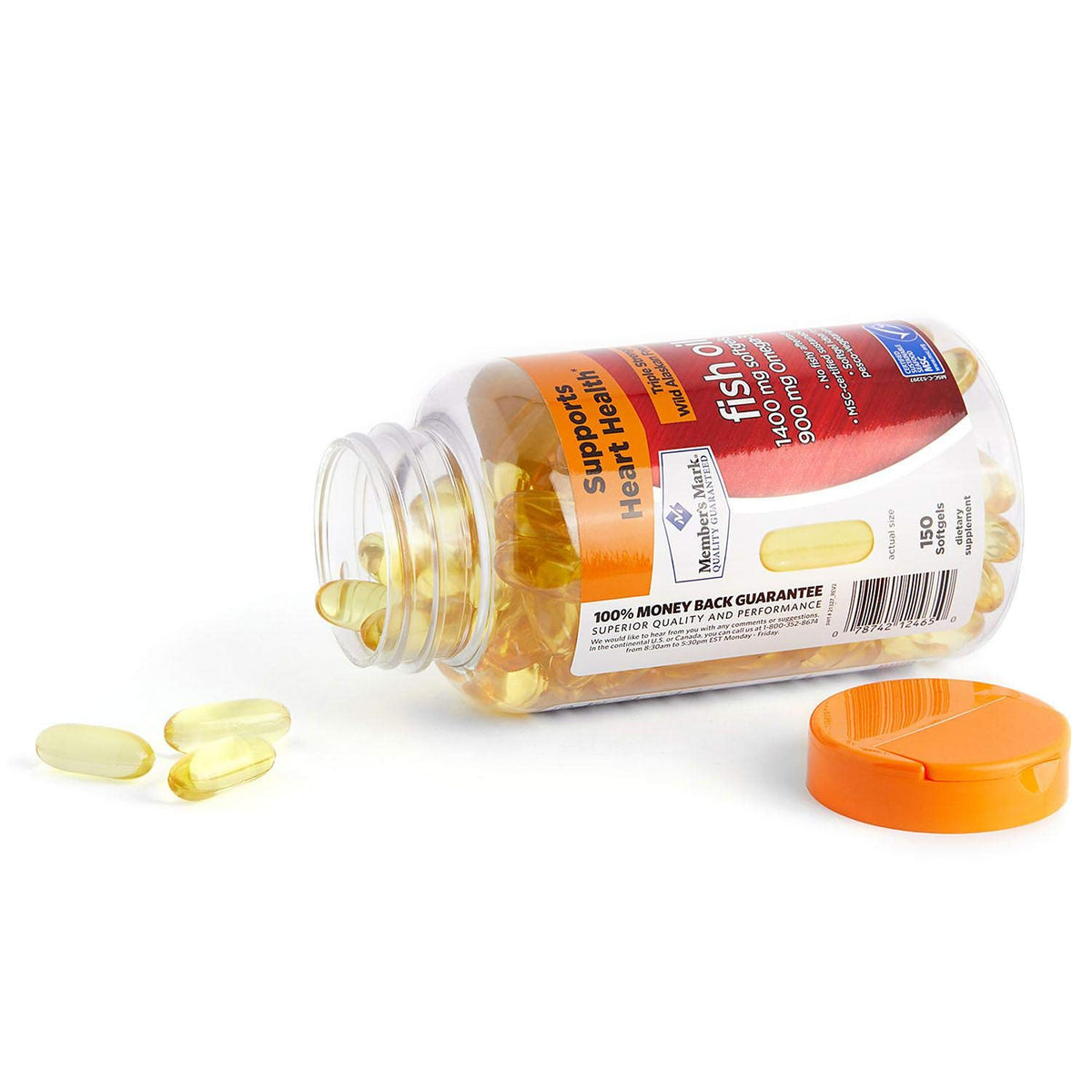 Omega 3 Fish Oil 1400 mg 150 Softgels G7925