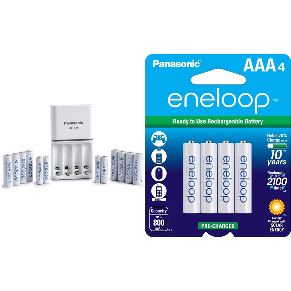 8AA 4AAA Ni-MH Rechargeable Batteries with Quick Charger X210996