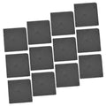 Black 12pcs Natural Stone Coasters G8979