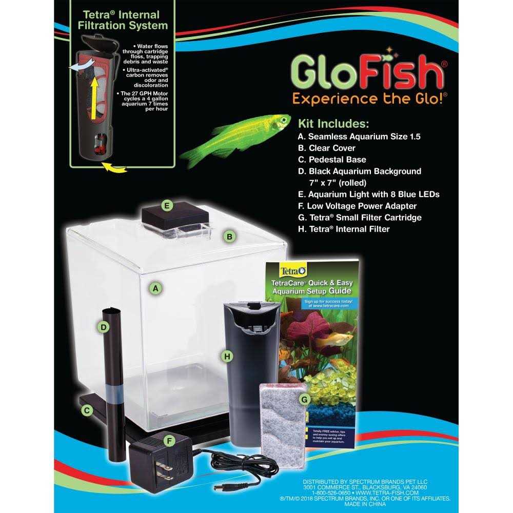 GloFish Cube Aquarium Kit Q32343