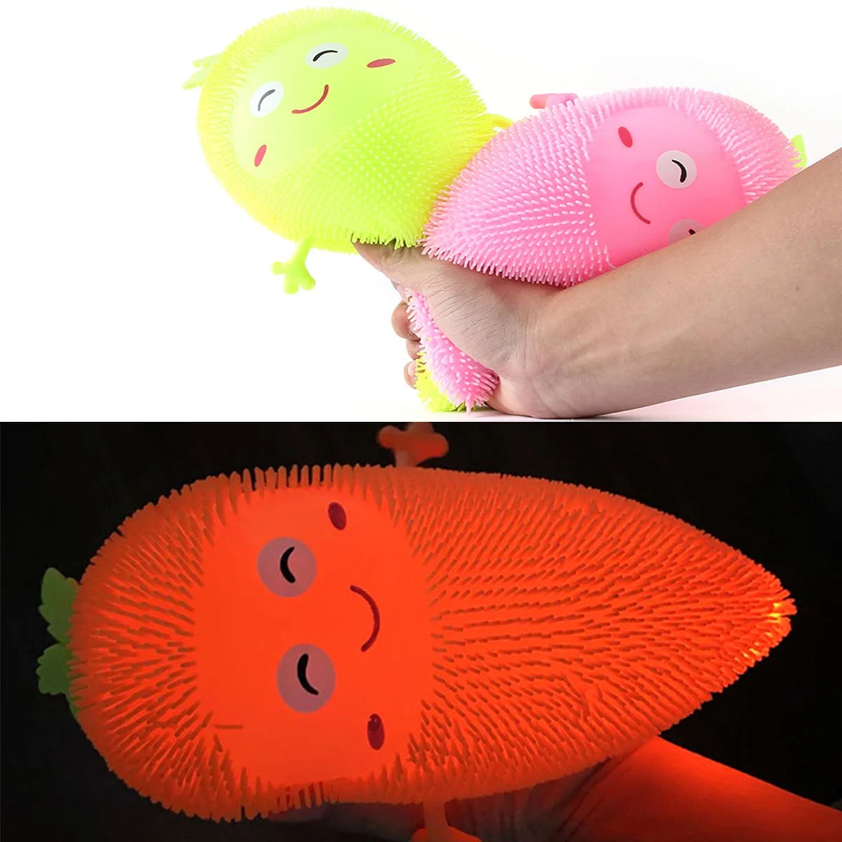 Stretchy Carrot Squishy Stress Sensory Fidget Toys A371