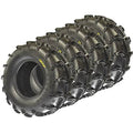 4 ATV UTV Mud Tires 25x8-12 25x10-12 6 Ply Black E227