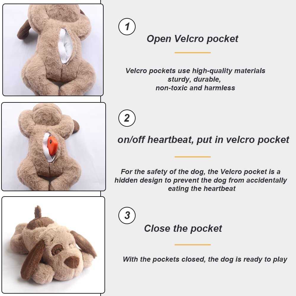 Puppy Heartbeat Stuffed Animal P51202