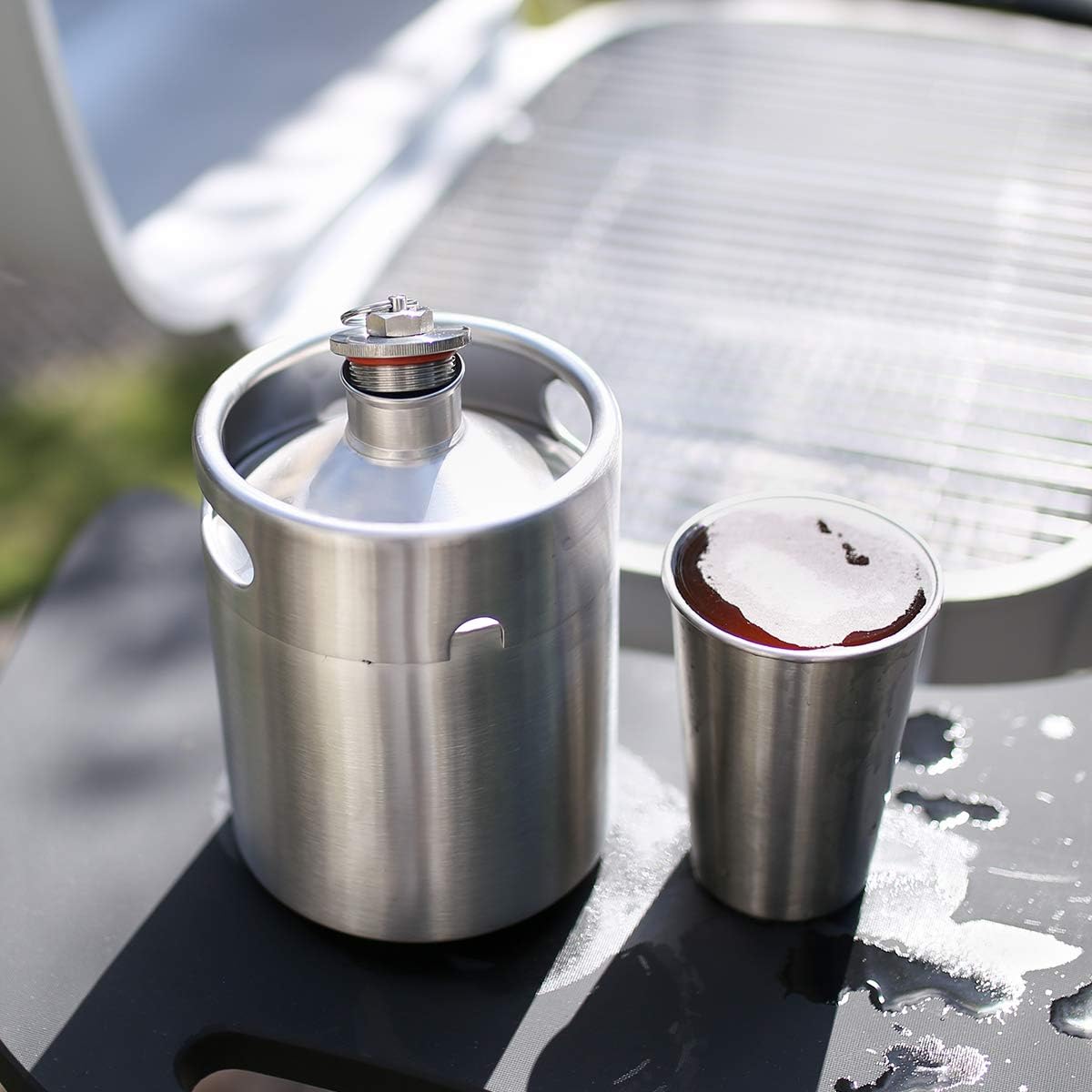 64OZ Stainless Steel Mini Keg R816
