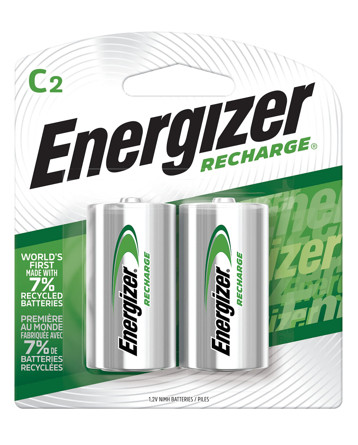Rechargeable D Batteries 2 Pack G95208