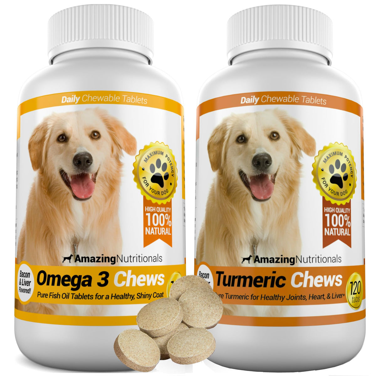 Joint Support Skin and Coat Health Bundle Turmeric Omega 3 C71469