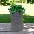 50 Gallon Resin Rain Barrel with Dual Brass Spigots S912651