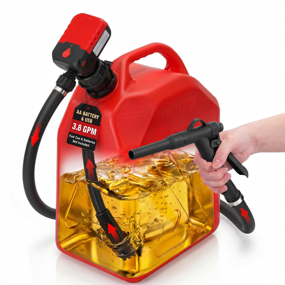 Portable Gas Can Fuel Pump D74007