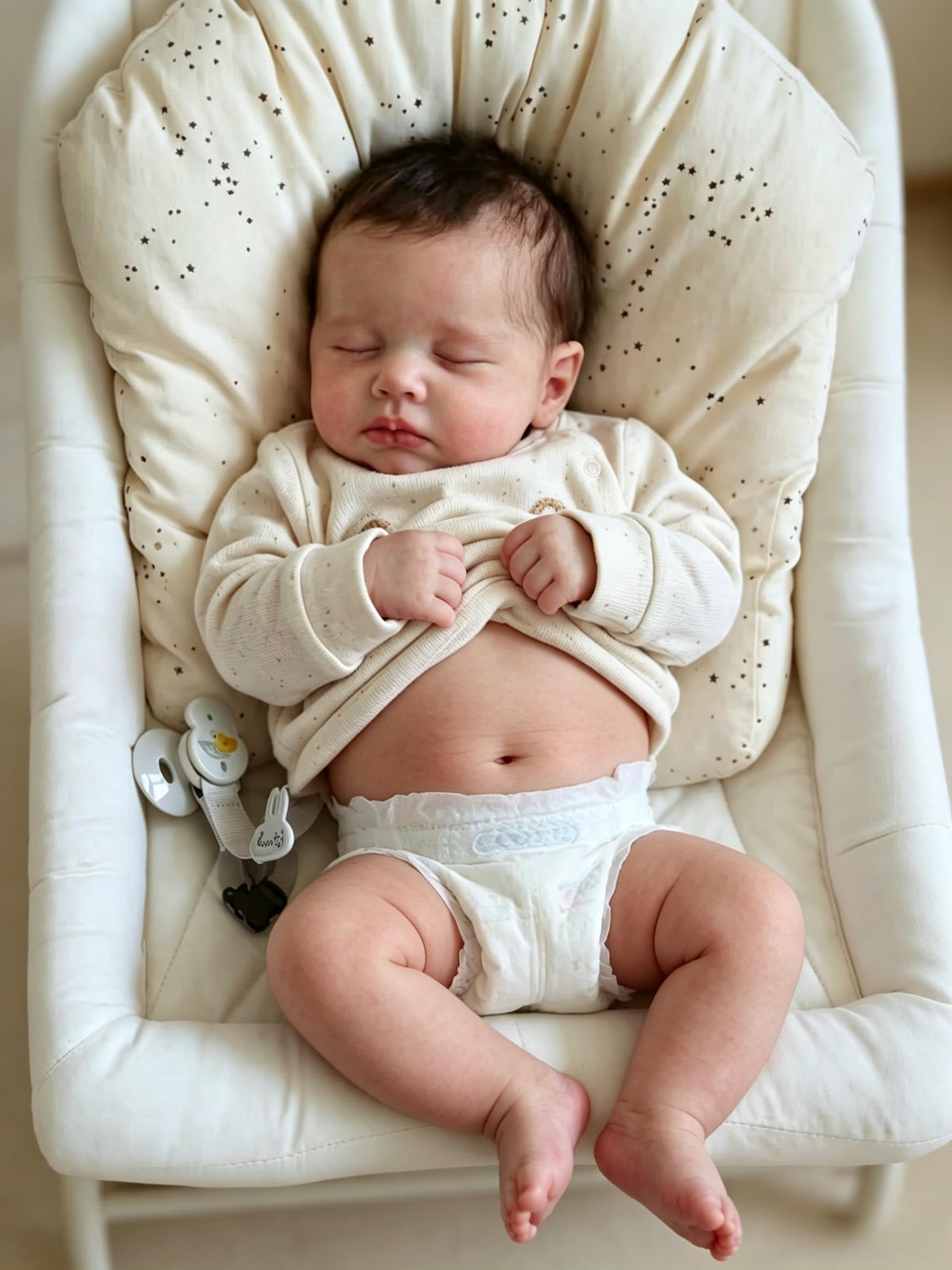 Realistic Silicone Full Body Girl Baby Doll with Hair B985086