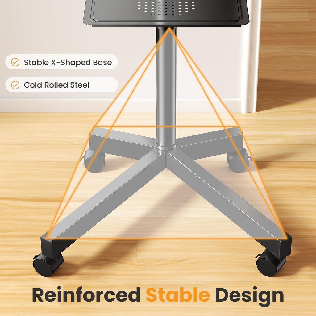Rolling TV Stand with Wheels for 23-60 Inch F53577