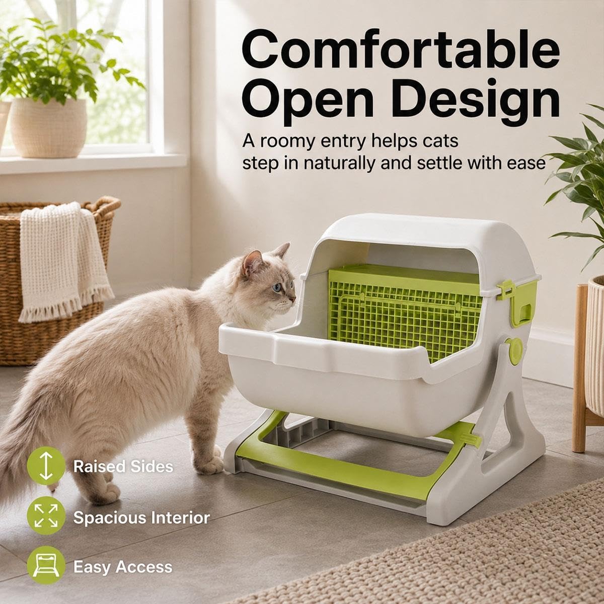 Manual Sifting Cat Litter Box T737796