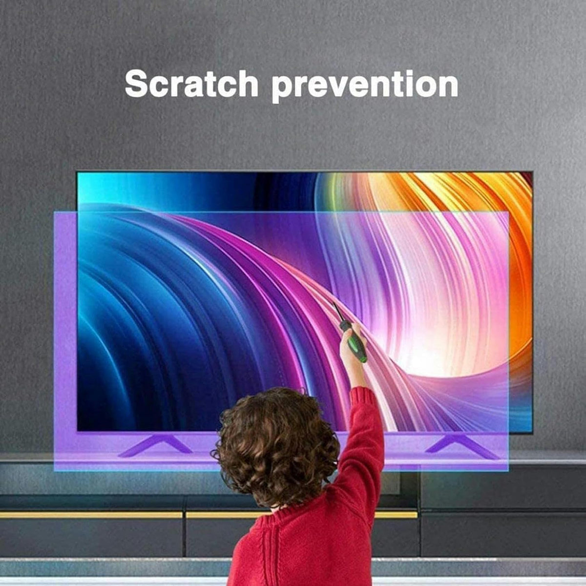 75 Inch TV Screen Protector Anti Blue Light Anti-UV Ultra-Clear H69438