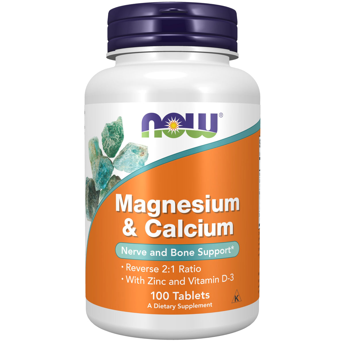 Magnesium & Calcium with Vitamin D3 and Zinc 100 Tabs Y736