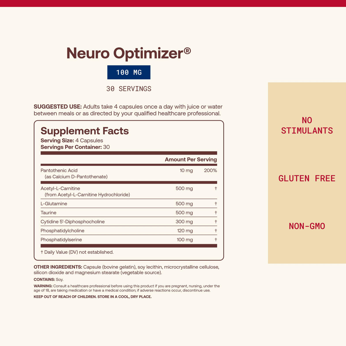 120 Capsules Neuro-Nutrient M96976