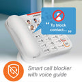 Corded/Cordless Phone System with Big Buttons and Large Display U174629