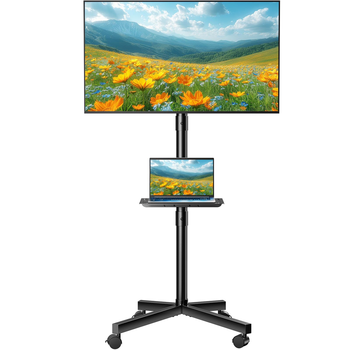 Rolling TV Stand with Wheels for 23-60 Inch F53577