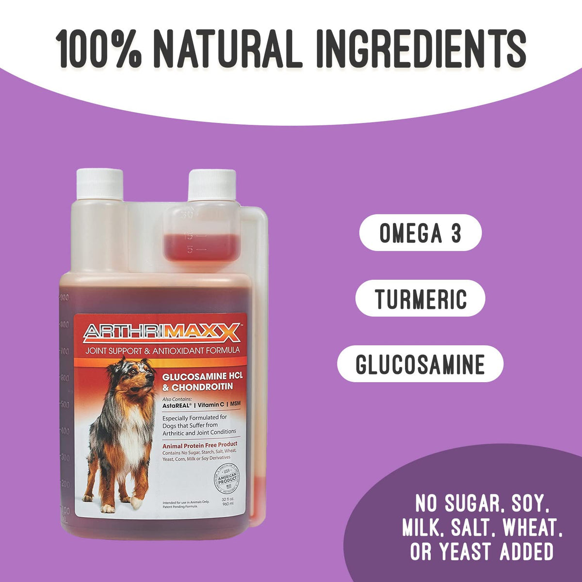 Hip & Joint Support Liquid for Dogs 32 fl oz F571