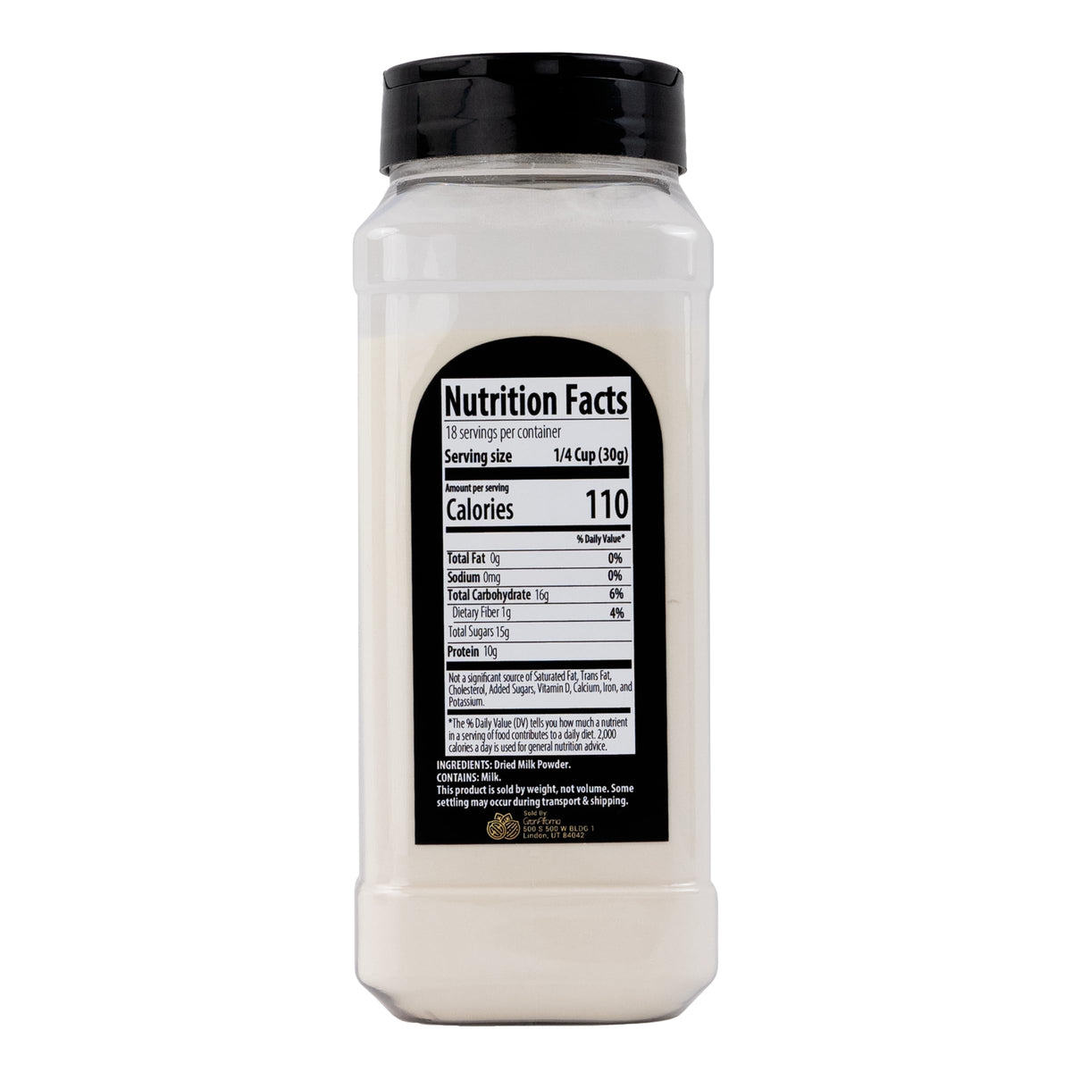 Nonfat Dry Milk Powder 19.2 Ounce Y44845