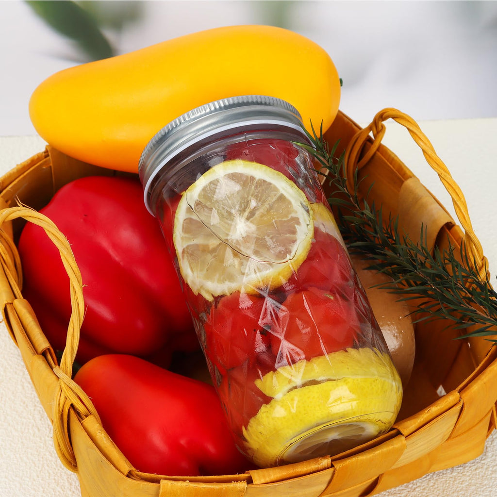 12 oz Regular Mouth Glass Mason Jar 20 Pack T592349