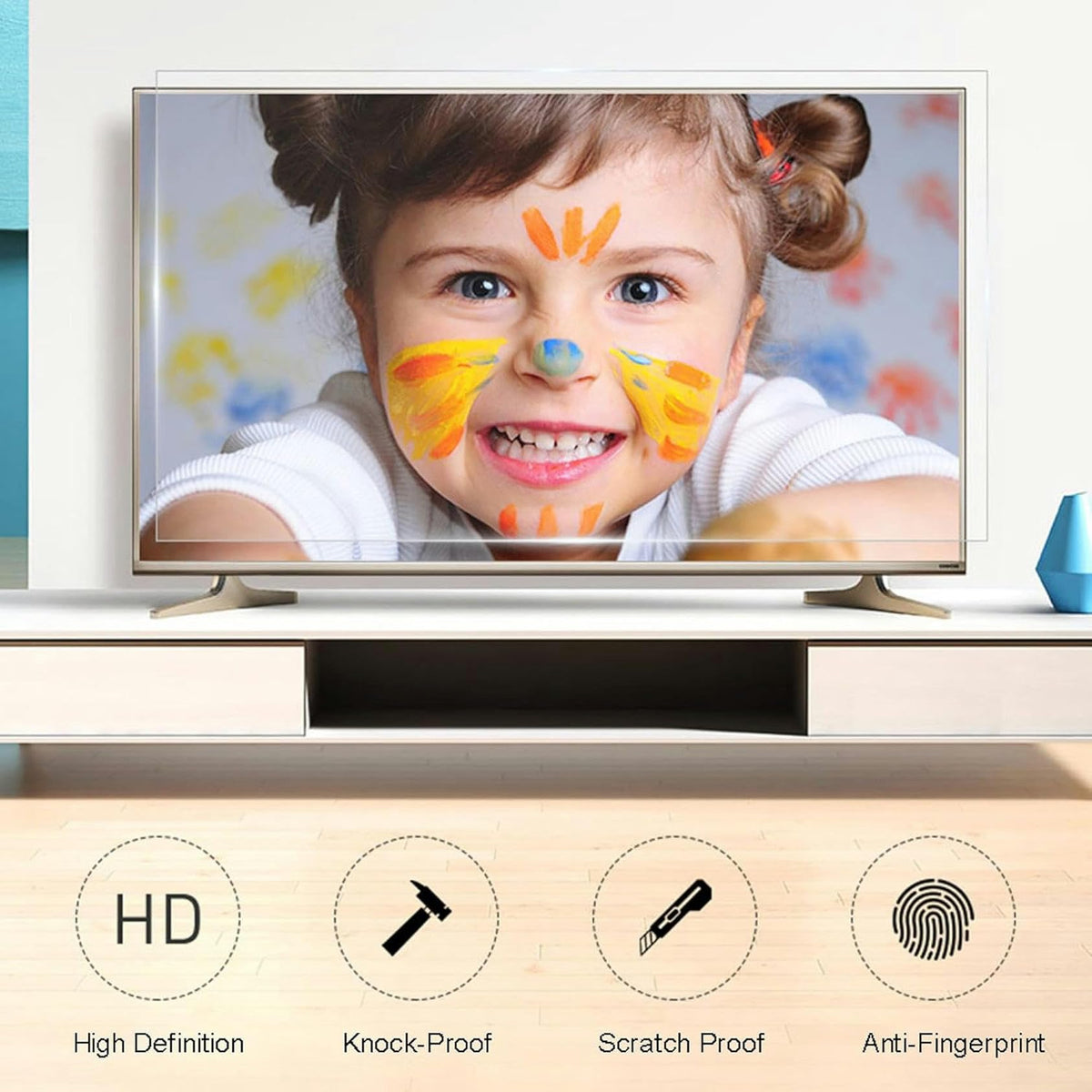 75 Inch TV Screen Protector Anti Blue Light Anti-UV Ultra-Clear H69438