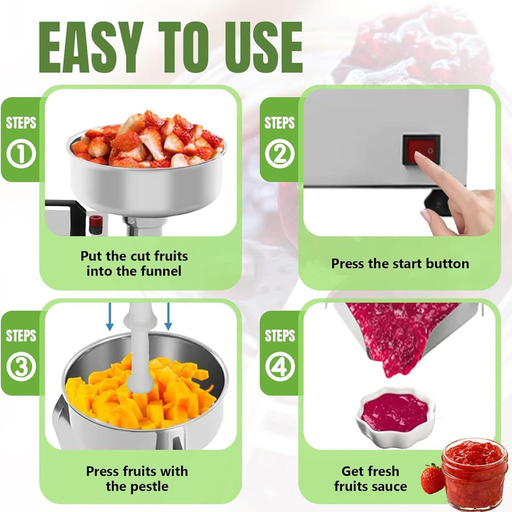 450W Stainless Steel Electric Tomato Strainer Machine F81506