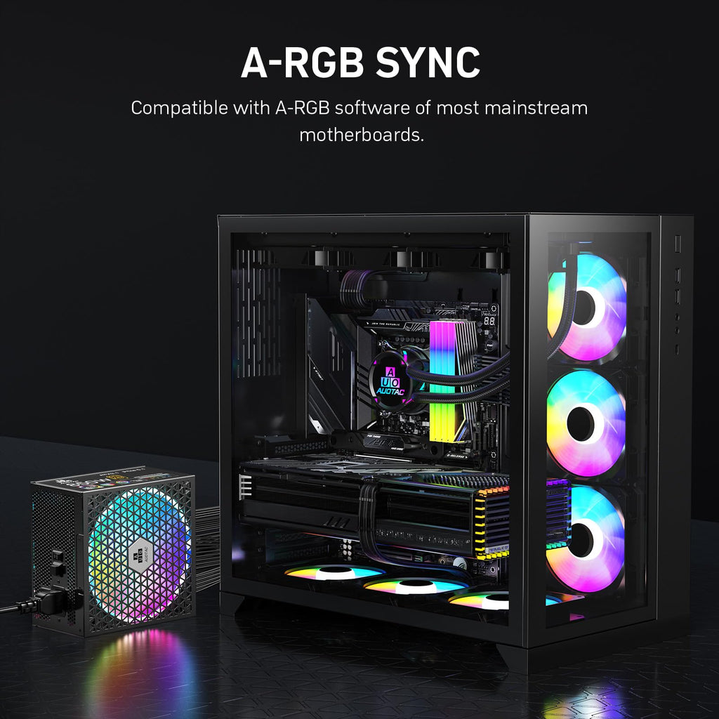 850W Fully Modular 80+ Gold ATX 3.1 Power Supply M5043