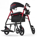 Aluminum 2-in-1 Rollator Walker with Seat R920349