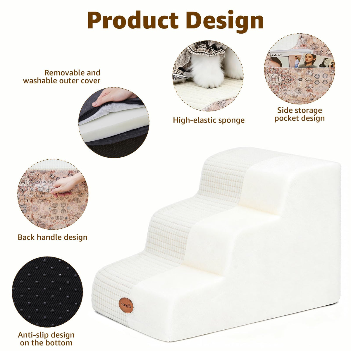 5-Step Foam Pet Steps E663112