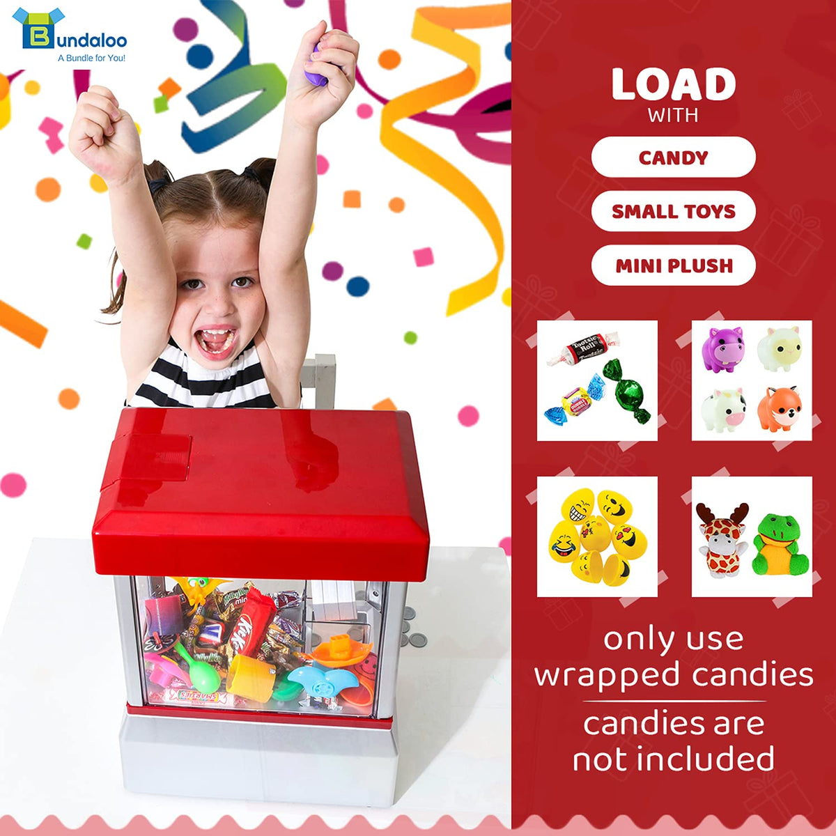 Mini Candy Grabber Claw Machine Toy R77461