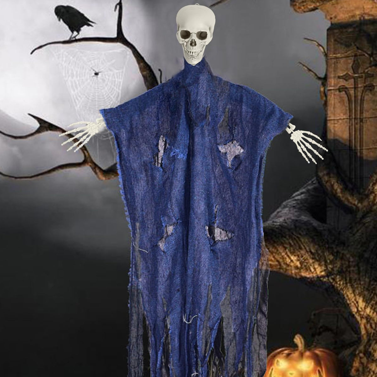 5.5ft Poseable Plastic Skeleton Z902803