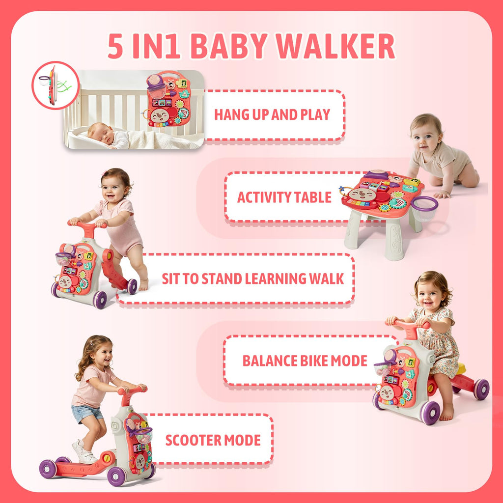 5 in 1 Baby Walker H557028