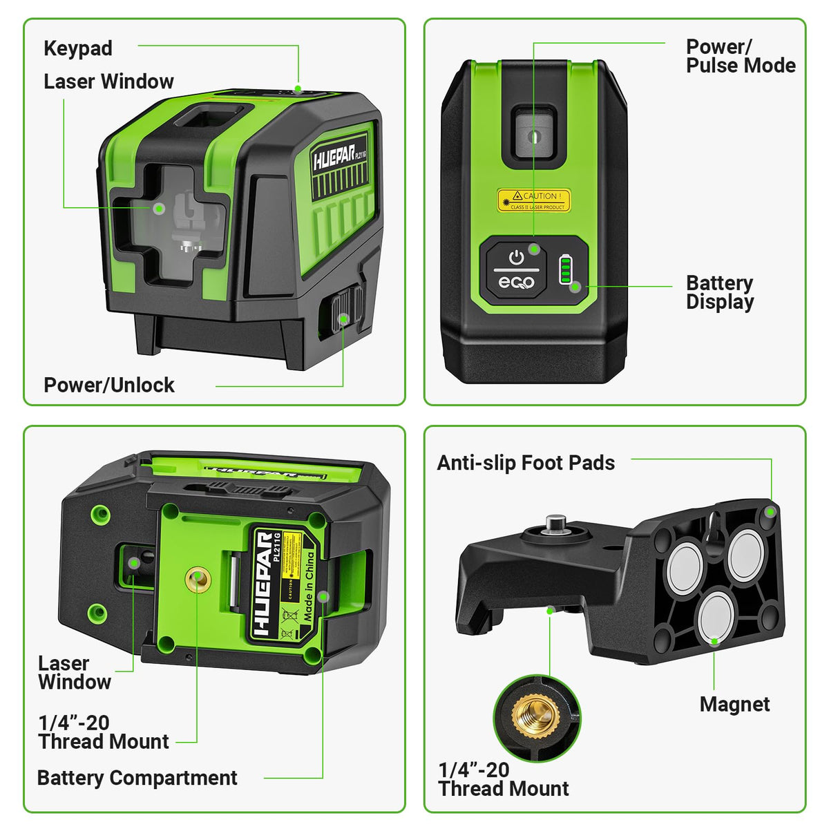 2 Point Cross Line Self Leveling Laser Alignment Tool V295