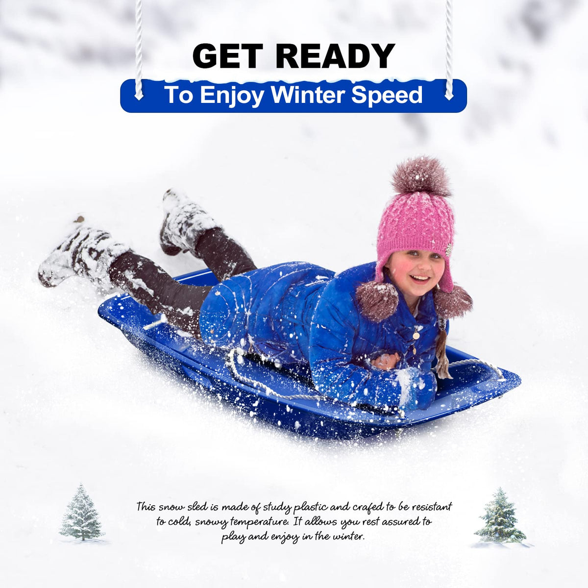 35/47 Inch Snow Sled M909