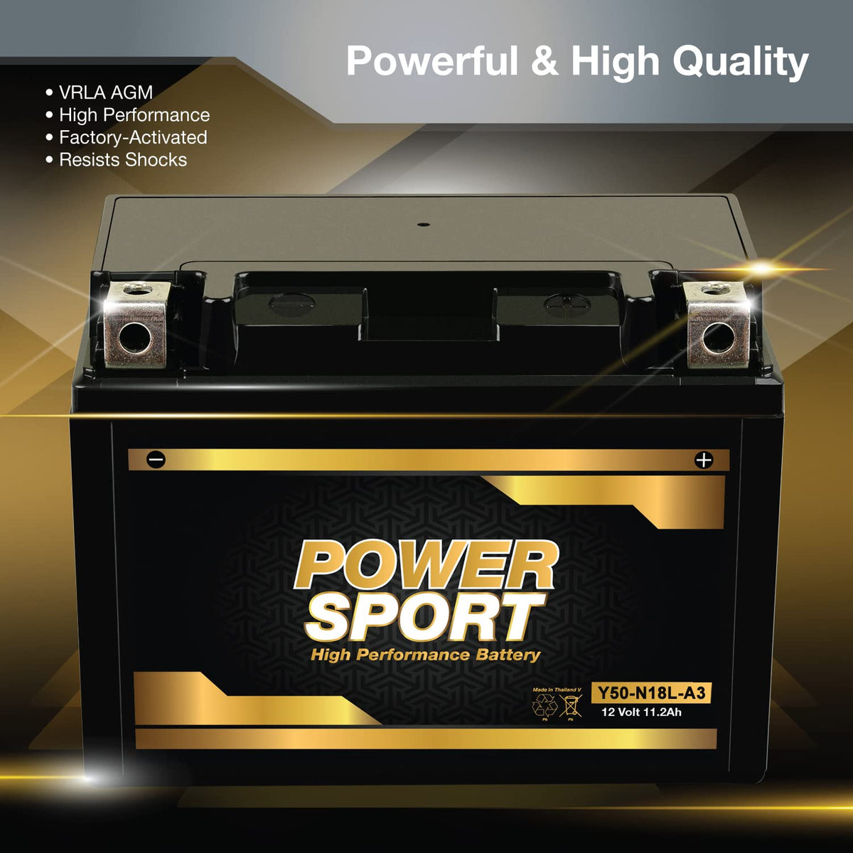 12V 24AH SLA Motorcycle Battery 330 CCA V64399