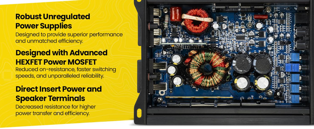 1200W 5-Channel Class D Car Audio Amplifier T7192
