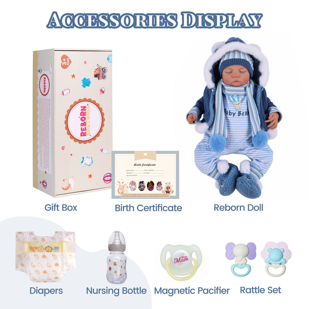 20 Inch Reborn Baby Dolls Boy Soft Body G198